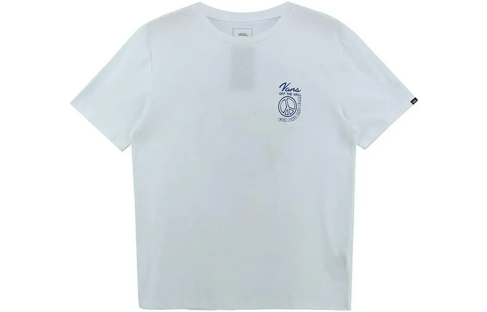 Vans T-Shirts Men's Blue Crew Neck Moderate