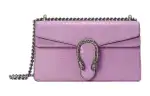 GUCCI Dionysus Lizard Skin Bacchus Bag, Crossbody Bag, Shoulder Bag Women's Light Purple