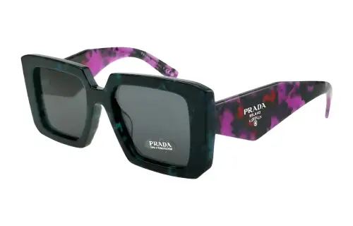 PRADA Square Eyeglass Frames Unisex