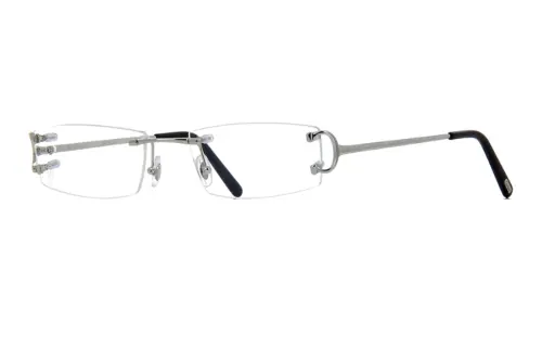 Cartier Rimless Rectangular Frame Glasses
