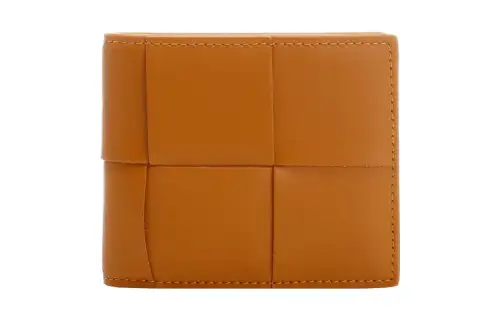 Bottega Veneta Calfskin Wallet Men's Brown