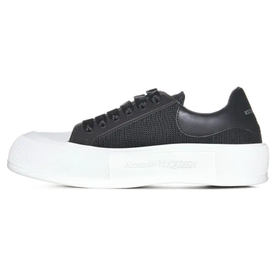 Alexander McQueen Deck Casual Shoes Men Low-Top Black
