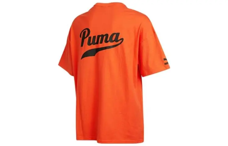 PUMA Set in Sleeve T Shirt Men's Orange