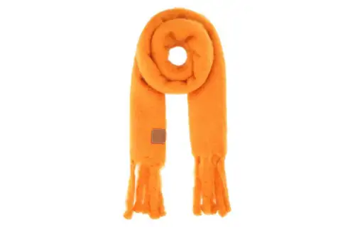 LOEWE Knit Scarves Women's Orange