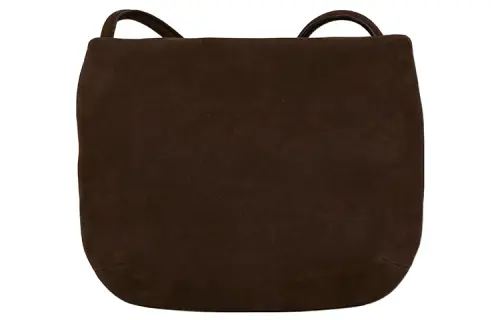THE ROW Suede Crossbody Bag, Shoulder Bag Women's Brown