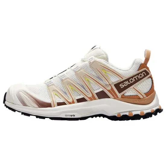SALOMON XA PRO 3D Hiking / Trekking Shoes Unisex Low-top White/Brown