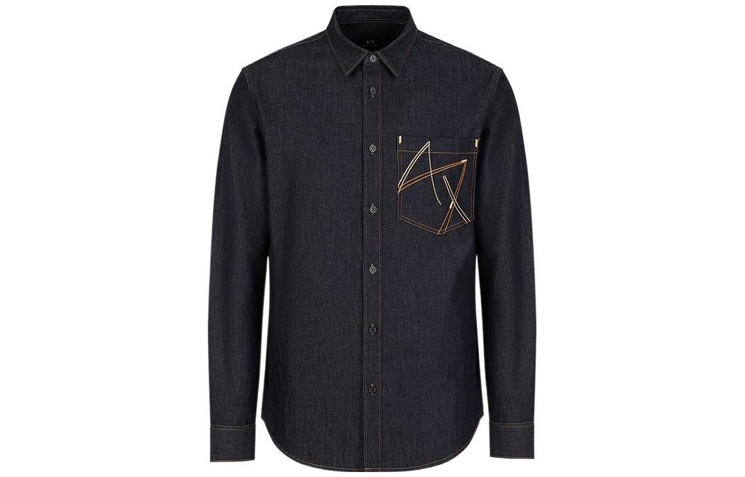 ARMANI EXCHANGEAE FW22 Shirt Men's Black