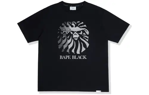 Bape Black Faded Logo Tee