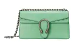 GUCCI Dionysus Lizard Skin Bacchus Bag, Crossbody Bag, Shoulder Bag Women's Mint Green
