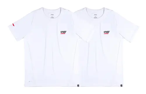 Li Ning T Shirt Unisex 2 Pack Standard White