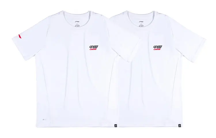 Li Ning T Shirt Unisex 2 Pack Standard White