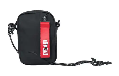 Anta Variety Training Collection Membrana Dermalis Shoulder Bag, Crossbody Bag Regular Unisex Black