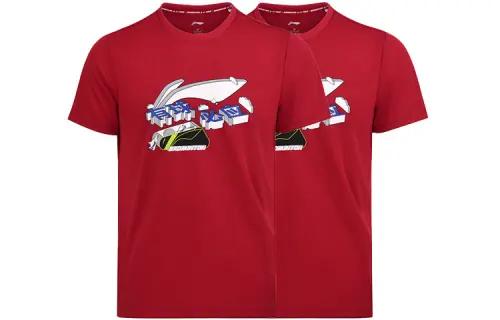 LiNing Other T-Shirt Men's Bull Red
