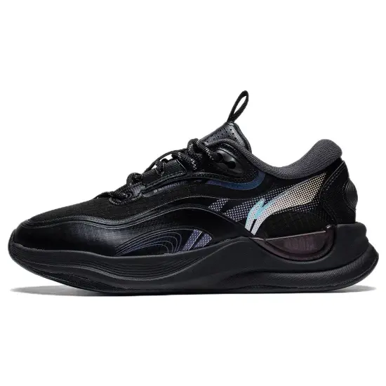 LINING Yun Ji Casual Shoes Women's Low-Top Black Blue