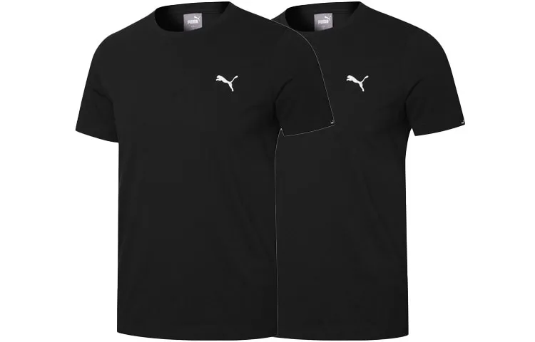 PUMA T Shirt Men's 2 Pack Black