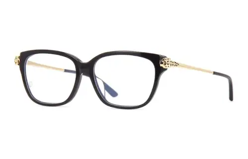 CARTIER Plate Rectangular Eyeglass Frame Unisex