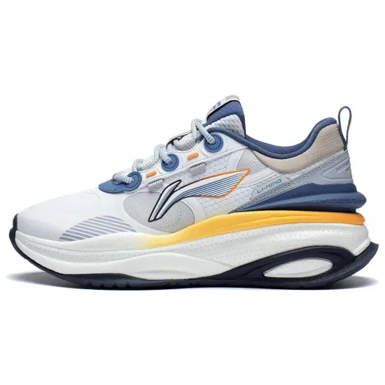 LINING Exceed 5 Casual Shoes Men Low-Top Mist White