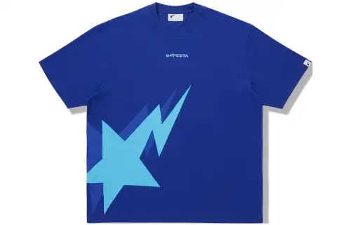 A BATHING APE T Shirts Men's Crew Neck Moderate Straight Fit