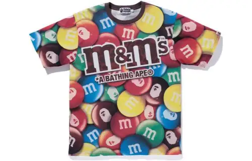 Bape X M&M's Milk Chocolate Tee