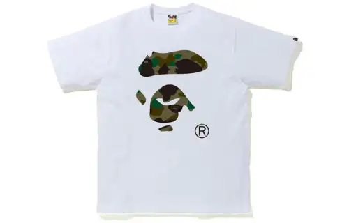 Bape Glass Beads 1st Camo Ape Face Tee