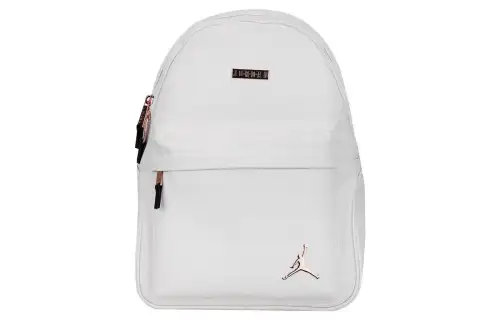 Jordan Polyurethane Backpack Large Unisex Pure White