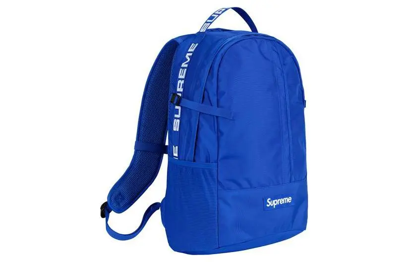 Supreme SS18 Nylon Backpack Unisex Blue