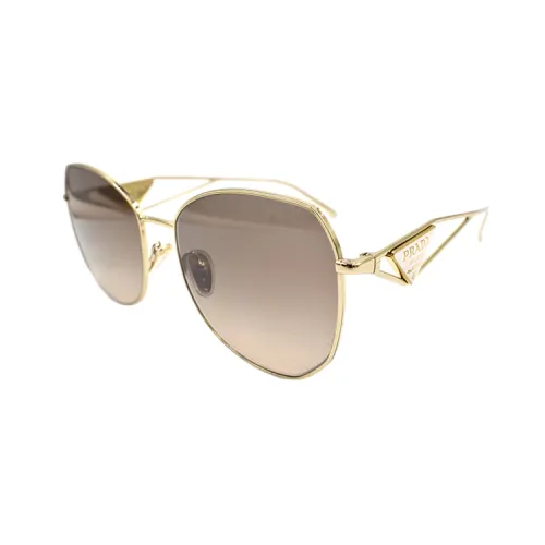 PRADA Eyewear Logo plaque Oversized frame Sunglasses