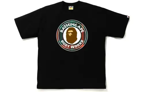 Bape Check Busy Works Relaxed Tee