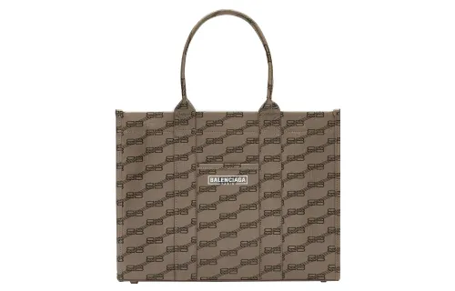 Balenciaga BB MONOGRAM Coated Canvas Tote Bag, Shopping Bag, Shoulder Bag, Crossbody Bag, Handbag Medium
