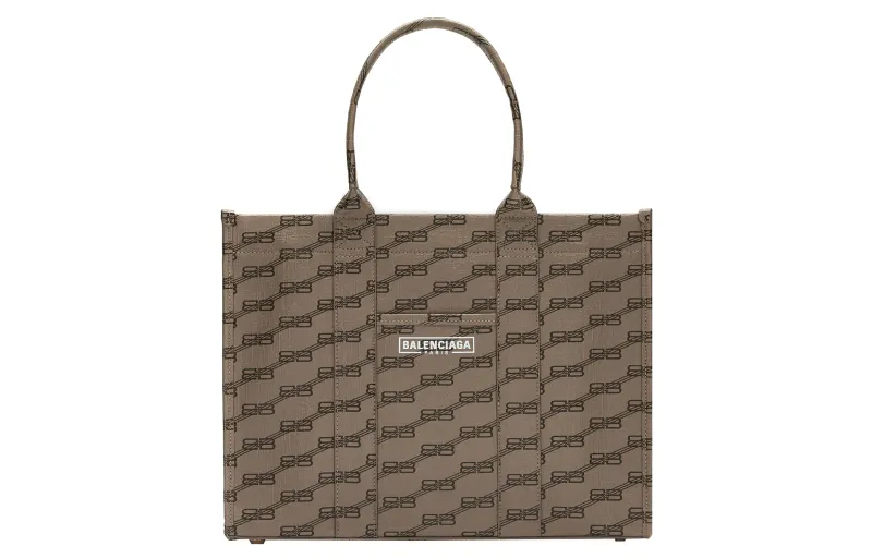 Balenciaga BB MONOGRAM Coated Canvas Tote Bag, Shopping Bag, Shoulder Bag, Crossbody Bag, Handbag Medium