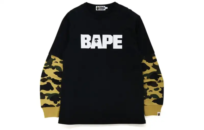Bape 1st Camo Layered L/S Tee