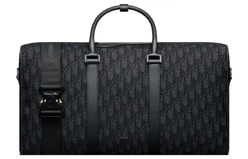 DIOR Lingot Grained Calfskin Shoulder Bag, Crossbody Bag, Handbag Men's Black