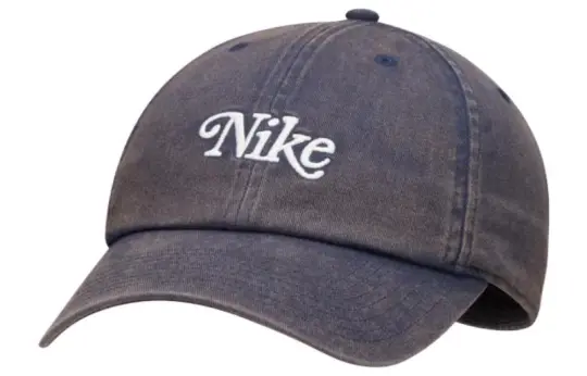 Nike Cotton Baseball Caps Unisex Obsidian Color