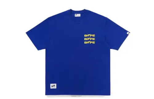 A BATHING APE T Shirts Men's Crew Neck Moderate Straight Fit
