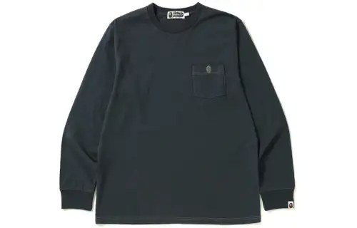 Bape One Point Pocket Overdye L/S Tee
