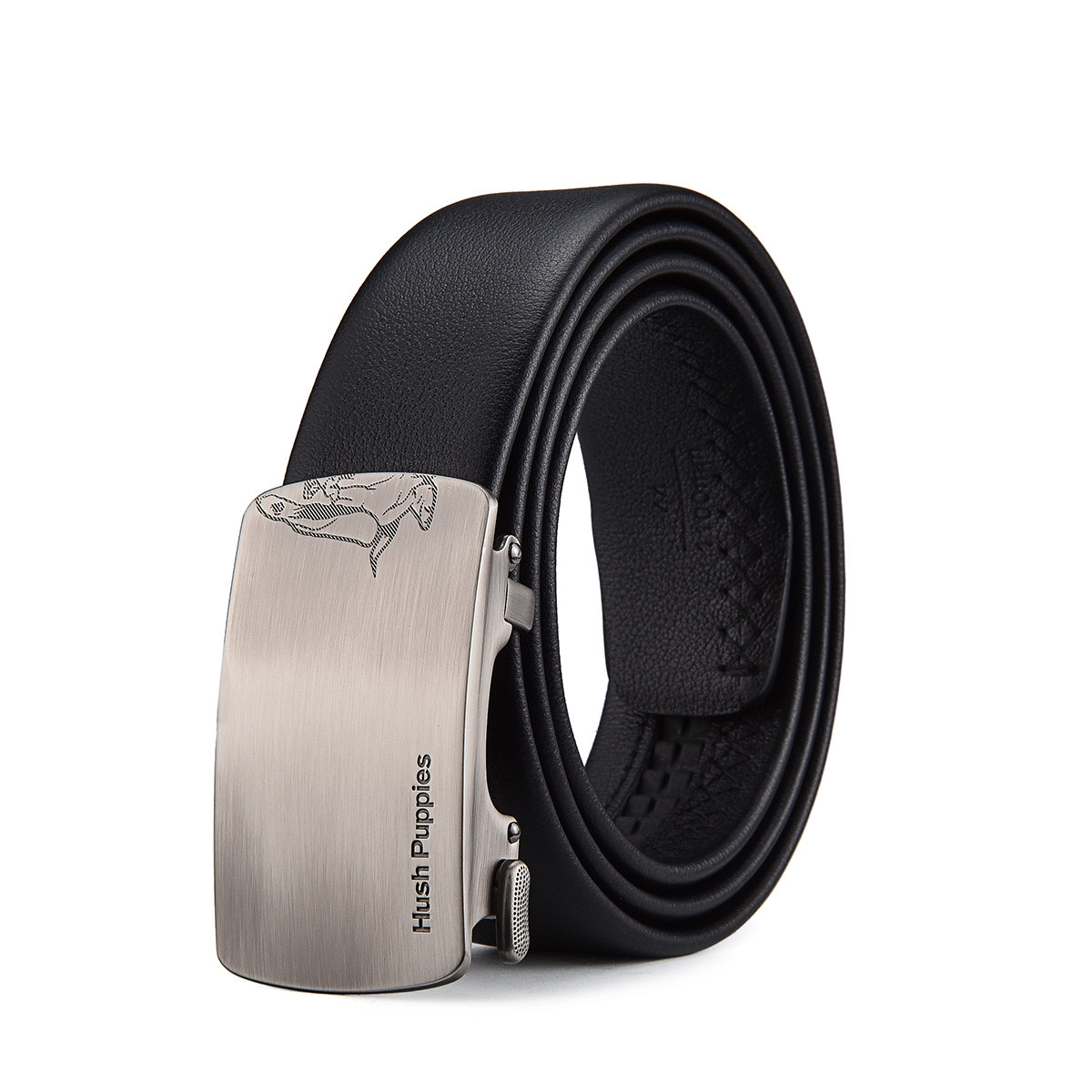 Hush Puppies Top Grain Cow Leather Belts Men's 3.6cm