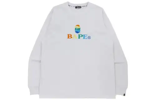 Bape Embroidery Relaxed Fit L/S Tee