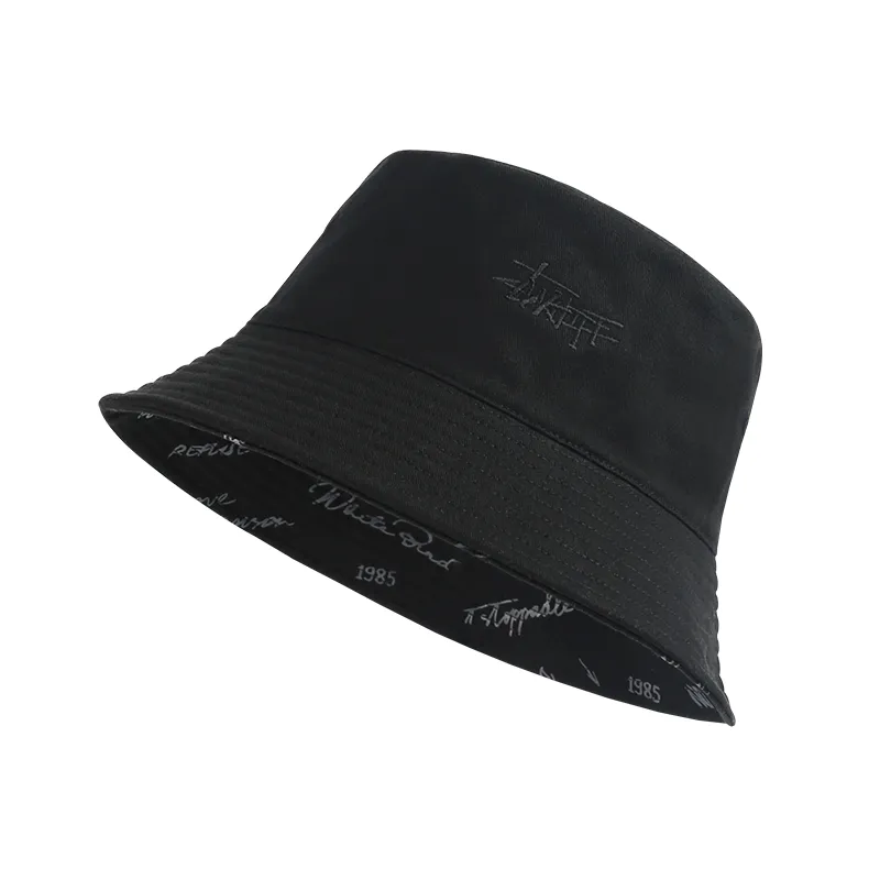 CACUSS Junior 100% Cotton Bucket Hats Unisex Solid Color