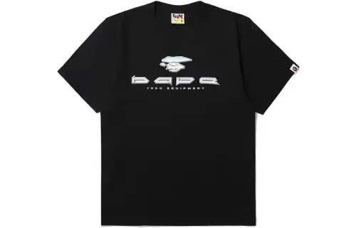 A BATHING APE T Shirts Men's Crew Neck Moderate Straight Fit
