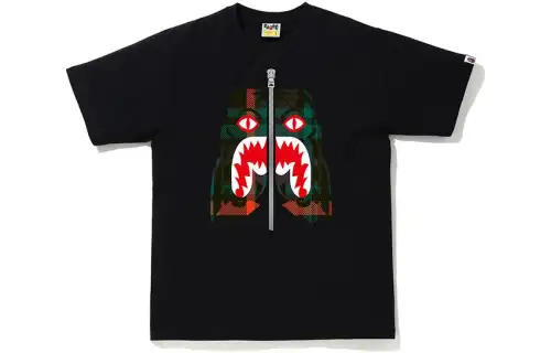 Bape Check Tiger Tee