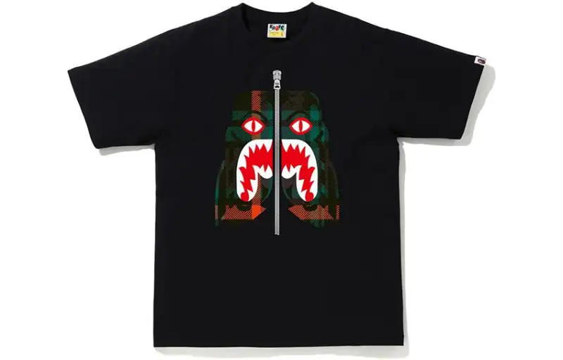 Bape Check Tiger Tee