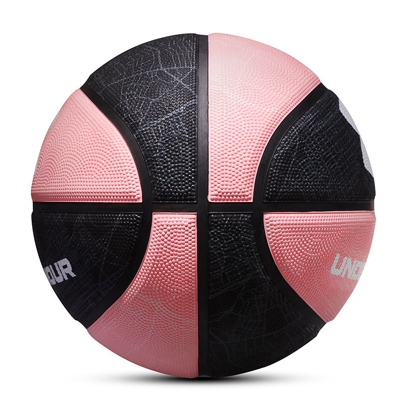 Under Armour Rubber Basketball Pink Black Size 7 Training