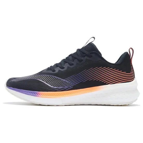 LINING Red Hare 5 Pro Running Shoes Men Low-Top Black Purple Orange