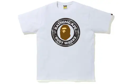 A BATHING APE T Shirts Men's Crew Neck Moderate Straight Fit