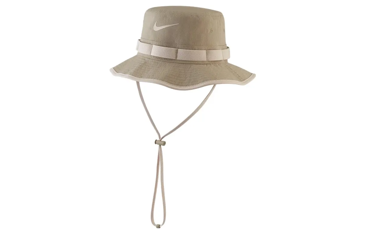Nike Cotton Nylon Bucket Hats Unisex Brown