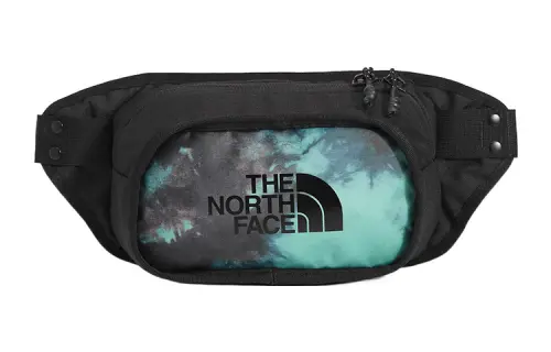 THE NORTH FACE 3L Sling Bag, Fanny Pack Outdoor Bag PVC Black Blue Unisex