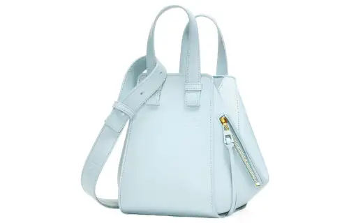 LOEWE Hammock Satin Calfskin Shoulder Bag, Crossbody Bag, Handbag Women's Light Blue