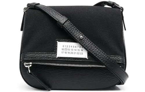 Maison Margiela 5AC Calfskin Shoulder Bag, Crossbody Bag Women's Black