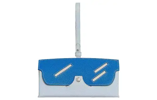 HERMES In The Loop Mysore Goat Skin Eyeglass Case And Eyeglass Pouch Women's