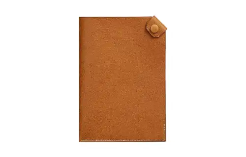 HERMES Tarmac Pigskin Passport Holder Unisex 1H Toffee